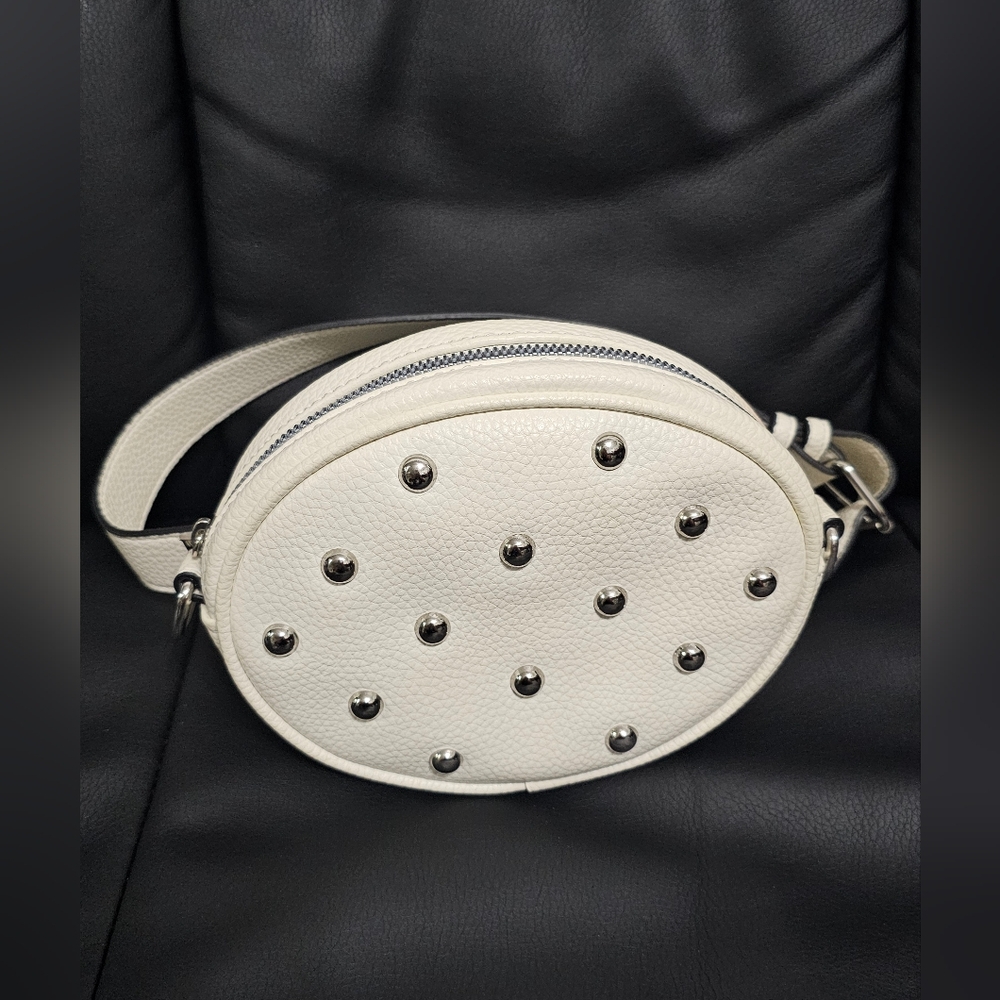 Circus by Sam Edelman Studded Crossbody/Belt Bag White